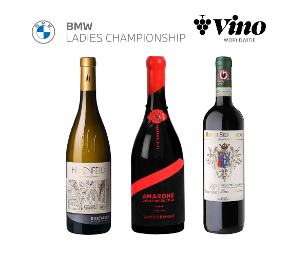 비노월드와이드(Vino Worldwide)가 2025년 BMW 챔피언십 LPGA 대회에 선보이는 이탈리아 3대 하우스 와인. 사진제공=비노월드와이드