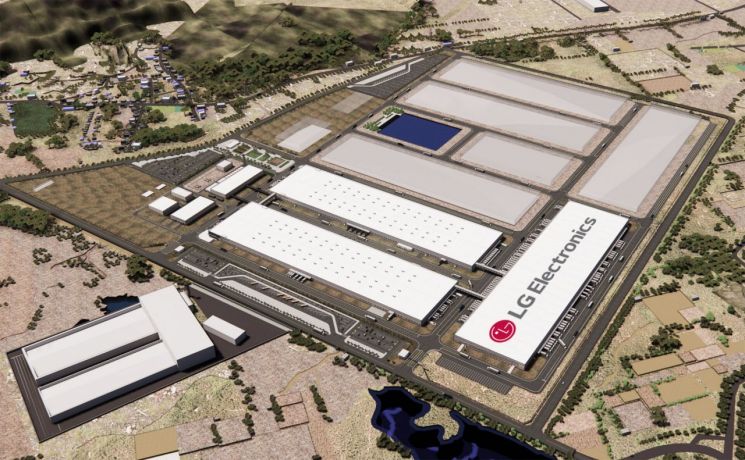 인도 안드라프라데시주 스리시티(Sri City) 가전공장. LG전자.