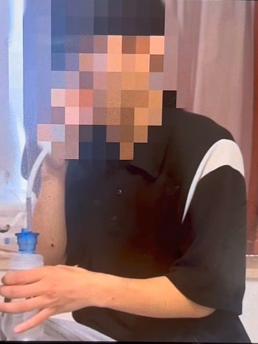 캄보디아서 숨진 경북 출신 대학생 추정 모습. 텔레그램 '범죄와의 전쟁2' 채널 화면