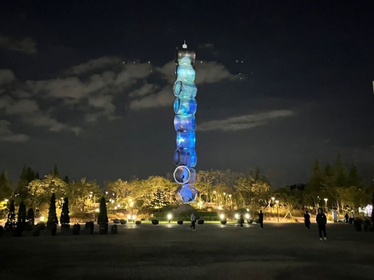 ‘빛의 호수 환상을 비추다 시즌 2’  빛의 합주. 고양특례시 제공