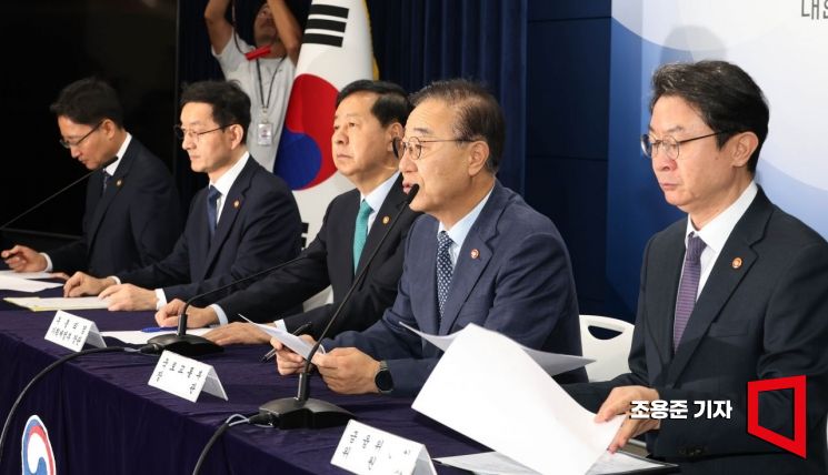 [포토] 주택시장 안정화 대책 발표하는 김윤덕 장관