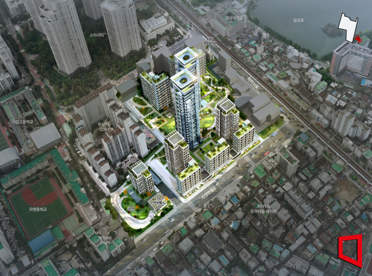 자양동 227-147 일대 재개발 사업 조감도. 서울시 제공