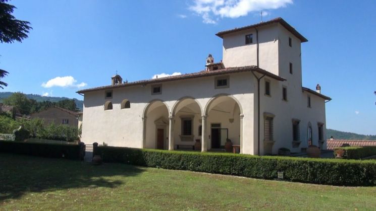 Winery building of Castello Pomino. <br>[Photo by Frescobaldi]