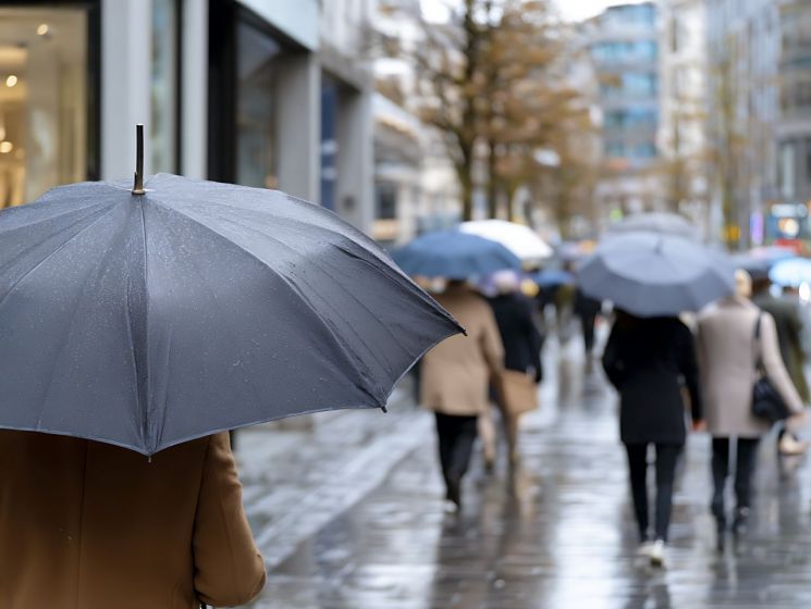 길어지는 가을비. 클립아트코리아 제공(보도와 연관 없음)