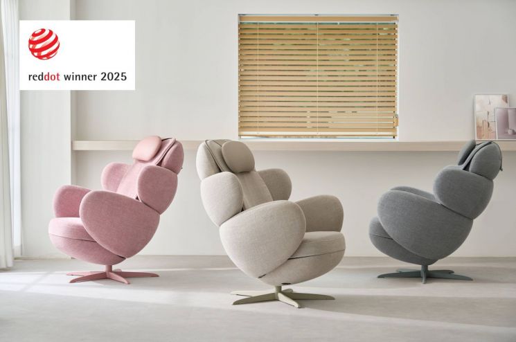 코지마 마사지 소파 '문체어', 레드닷 디자인 어워드서 본상