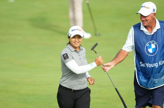 김세영, 해남이 좋다…10언더파 62타