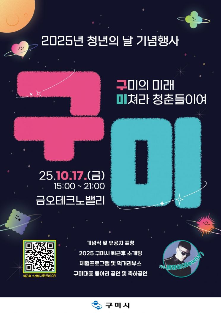 '2025년 청년의 날 기념행사' 포스터/구미시청제공