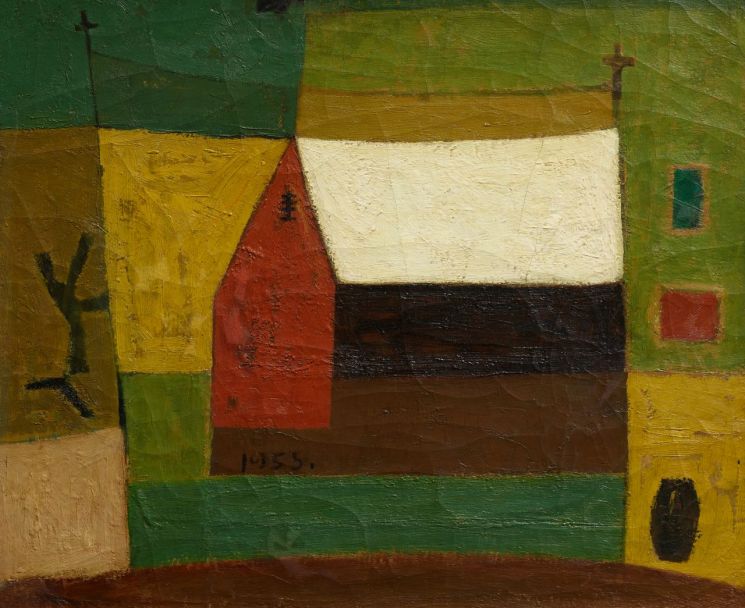 정규 '교회'(1955). 국립현대미술관 제공