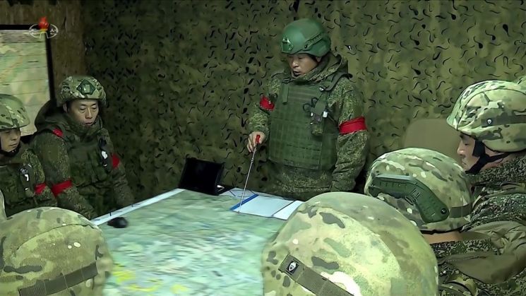 러시아 쿠르스크 전선에 배치된 북한군. 연합뉴스