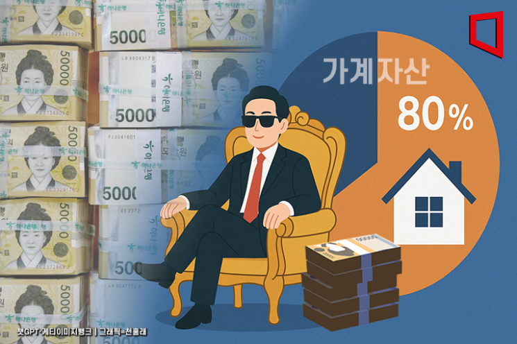 "美가계 부동산 비중 13%인데 韓은 80%…우리 경제 발목잡아"
