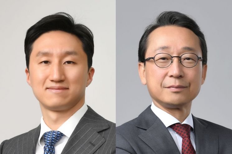 정기선 HD현대 회장 대표이사(왼쪽)와 조영철 HD현대 부회장 대표이사. HD현대