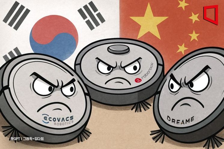 로보락 왕좌 '흔들'… 드리미·에코백스, 한국서 '中 로봇청소기 전쟁'