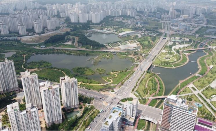 운정신도시 전경. 파주시 제공