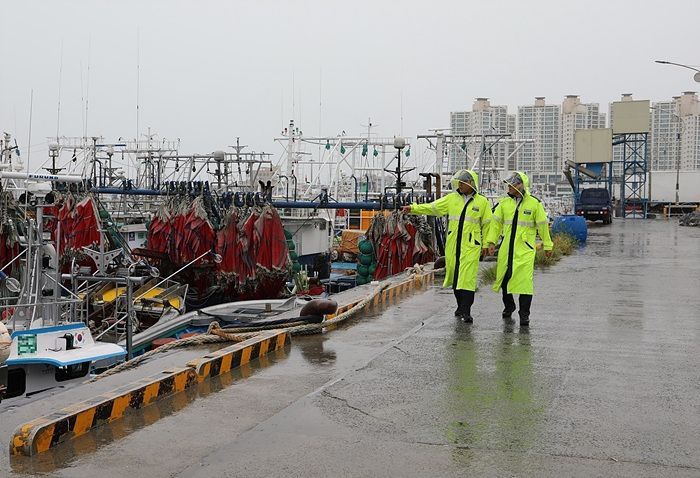 기상악화로 인한 해양사고 예방을 위해 목포해경이 위험예보제를 발령했다. 목포해양경찰서 제공