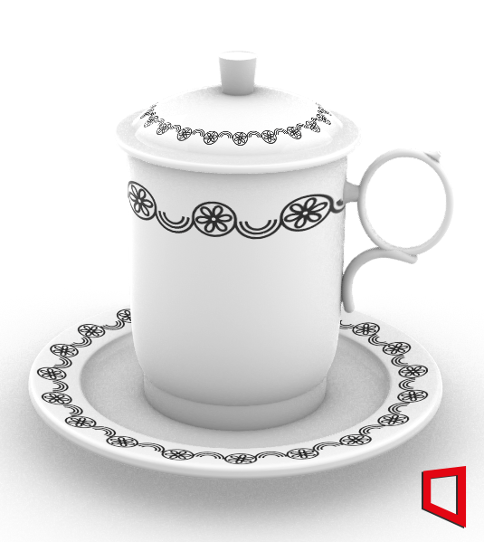 APEC 정상회의 공식 앰블럼 적용 생활자기 도안