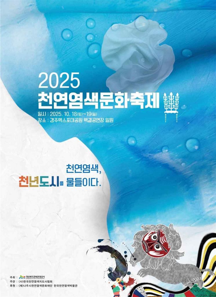 천연염색문화축제 포스터
