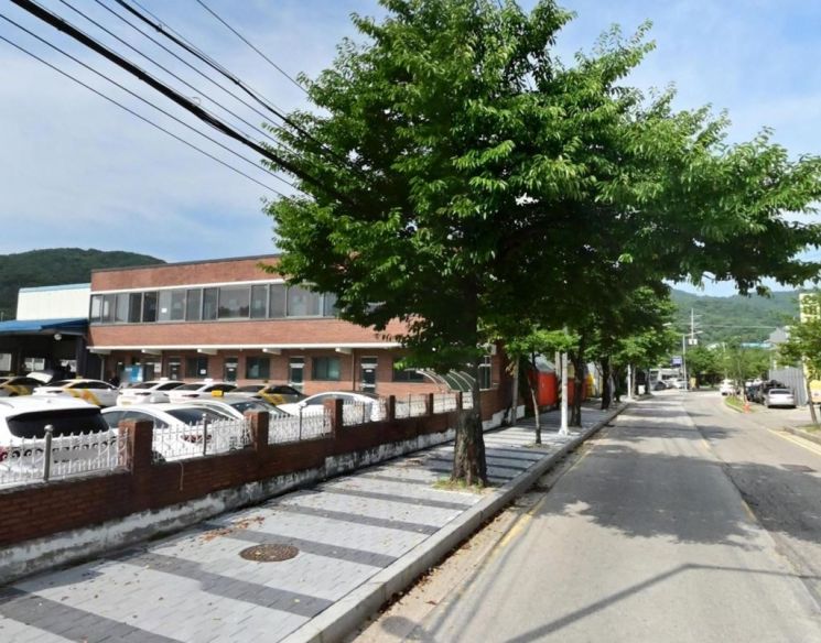 입석로 보도정비 후 모습. 의정부시 제공