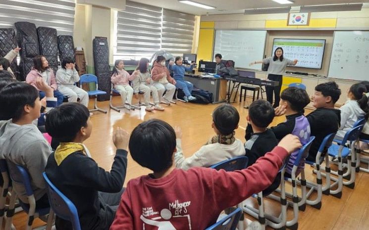 문경 호서남초등학교 방과후 활동 모습