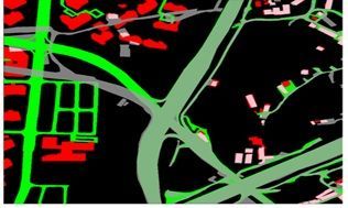 다목적실용위성 3, 3A호가 촬영·분석한 '토지피복 변화 분석 사진. 동일 지역의 다중 시점 영상을 기록해 도시 확장, 산림 훼손, 농경지 변화 등 장기적 토지 이용 변화를 정밀하게 분석하는데 활용할 수 있다. 우주청 제공