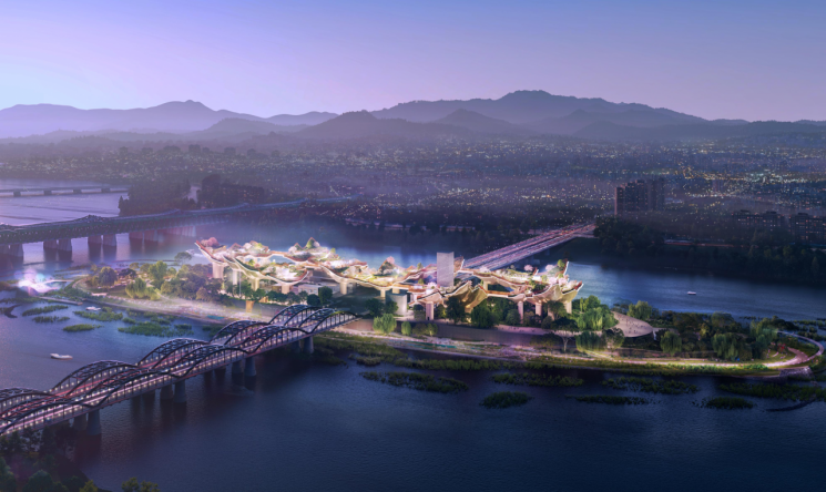 '노들 글로벌 예술섬' 개발 계획안. 서울시