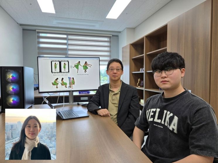 (왼쪽부터)이지현 박사과정, 김태균 교수, 이창민 석사과정. KAIST 제공