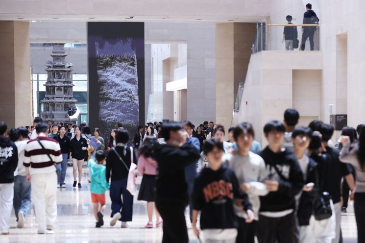 국립중앙박물관 내부 전경. 연합뉴스