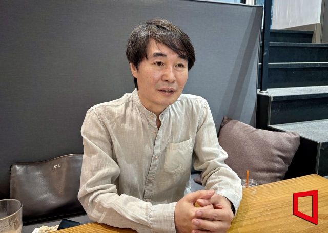 김태일 퀀텀 대표가 아시아경제와 인터뷰하고 있다. 이서희 기자