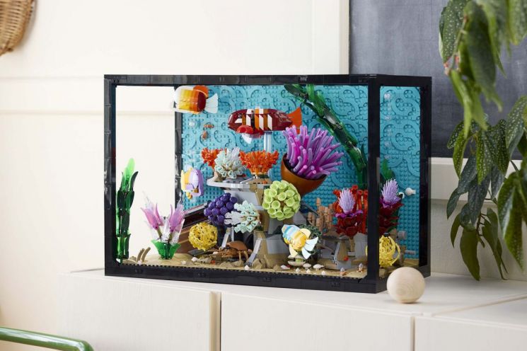 레고그룹, 집 꾸미기족 겨냥 '레고 열대 수족관' 공개