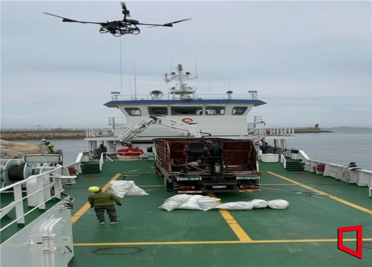 드론으로 해양쓰레기 운반…인천시, 내년부터 옹진군 전역서 시행