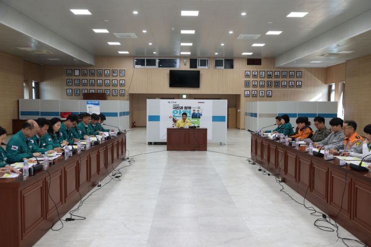 고성군, 2025년 재난대응 안전한국훈련 실시.