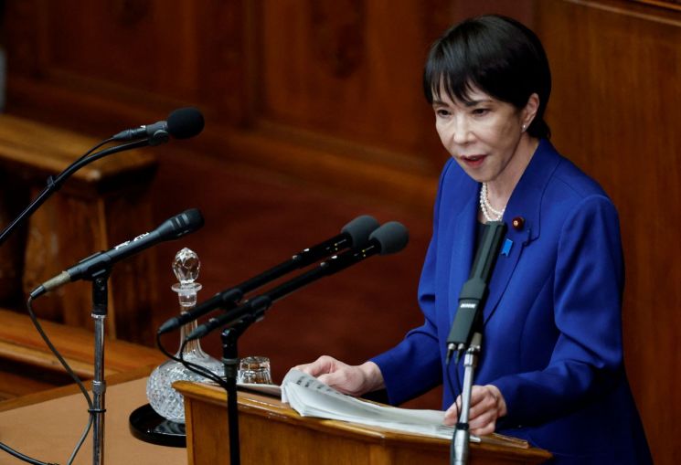 다카이치 사나에 일본 총리. 로이터연합뉴스