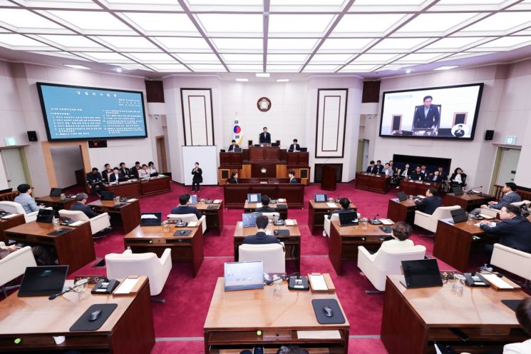 제291회 구미시의회 임시회 전경/구미시의회 제공
