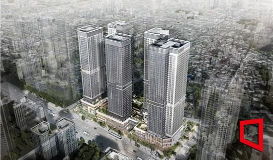 5호선 강동역 역세권에 818가구 규모 주상복합 건립