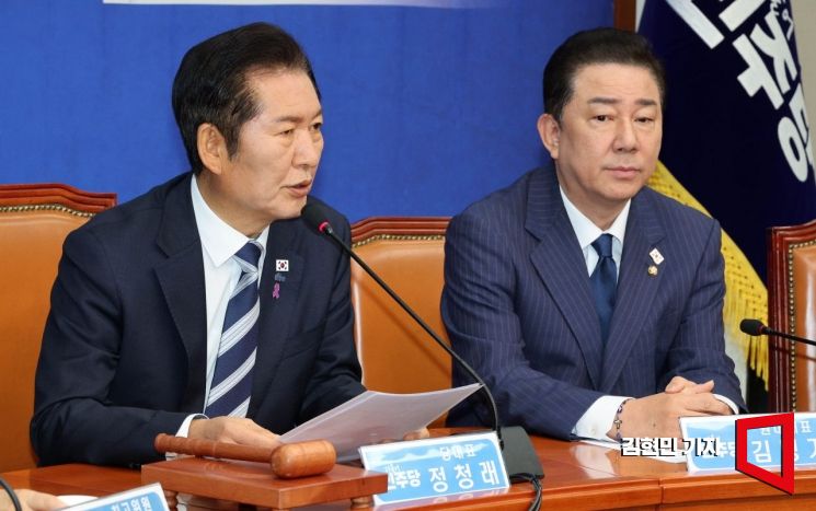 [포토] 정청래 "여야, 무정쟁 주간 선언하자…저부터 솔선수범할 것"