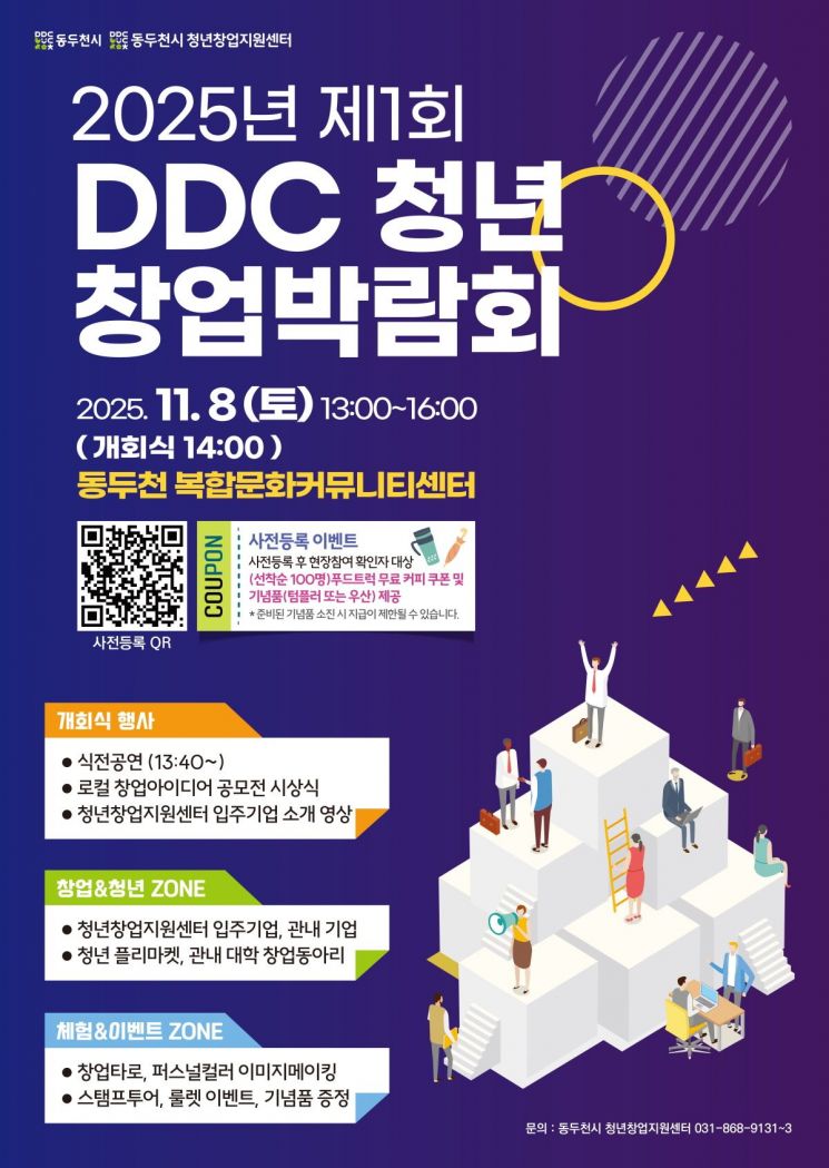 동두천시, 청년창업지원센터 '제1회 DDC 청년창업 박람회' 개최