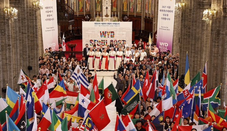 2027년 7월 WYD, 교황 방한...전 세계서 최대 100만 인파 모인다