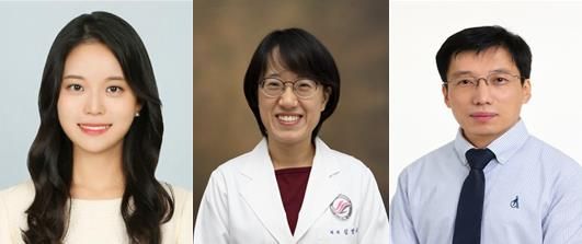 왼쪽부터 유정효 석사과장생, 김영희 겸임교수, 양병은 대학원장. 한림대학교 제공
