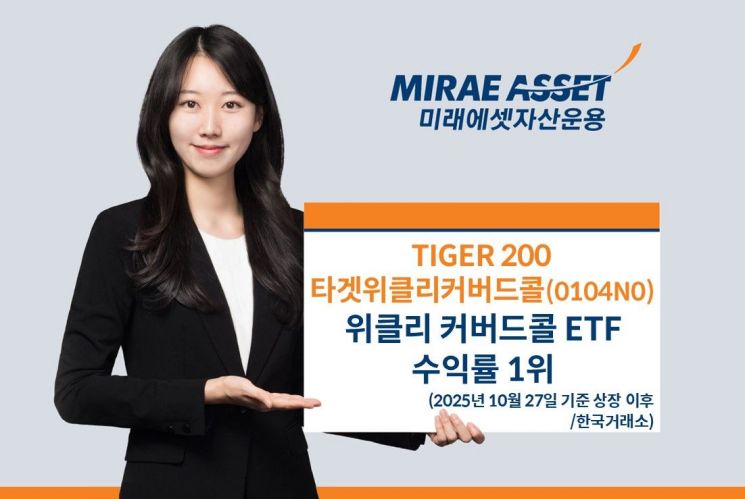 TIGER 200타겟위클리커버드콜, 코스피 랠리 95% 추종