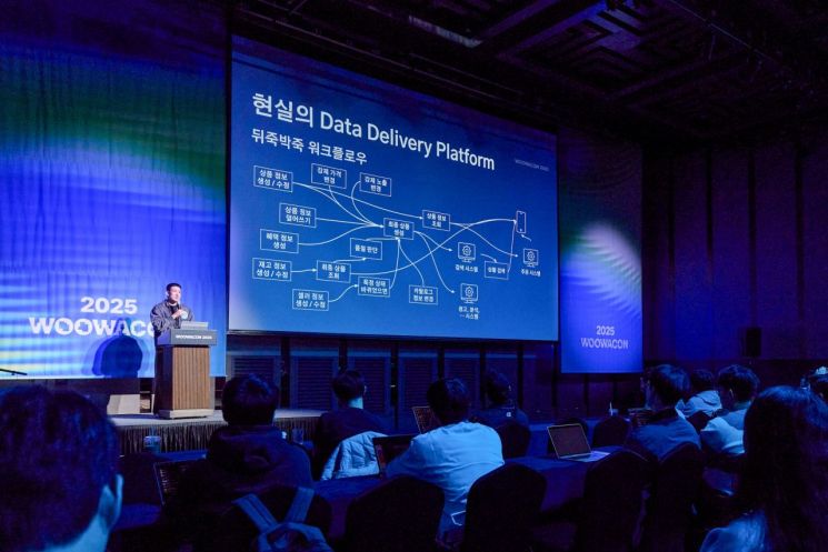 28일 서울 강남구 그랜드 인터컨티넨탈 서울 파르나스에서 '우아콘2025'가 진행되고 있다. 우아한형제들