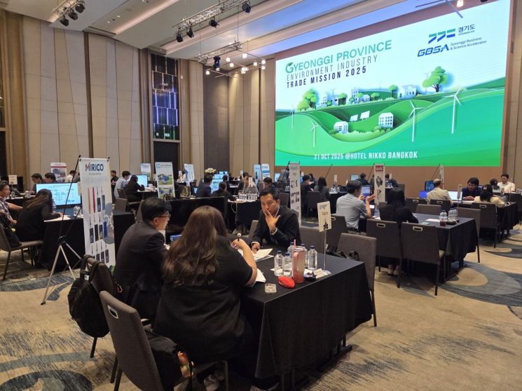 경기도와 경기도경제과학진흥원이 동남아시아 통상촉진단을 통해 2260만 달러의 수출상담 성과를 거뒀다. 경기도 제공