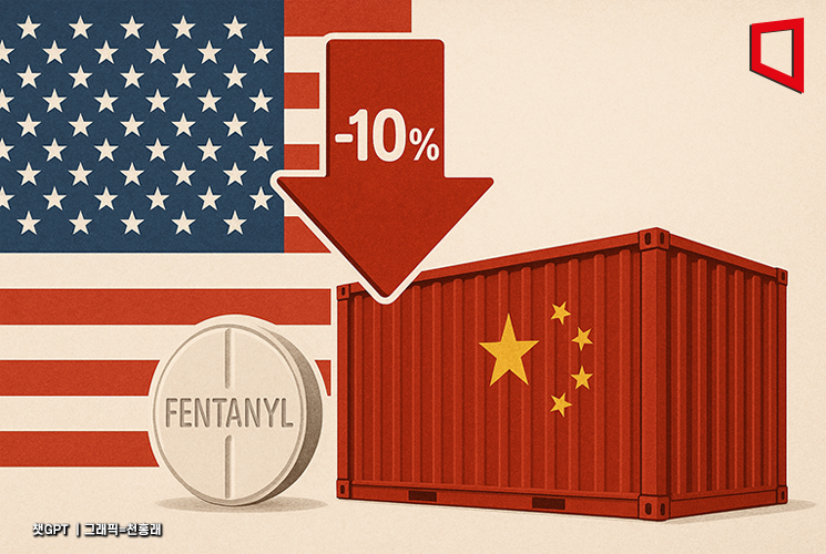 美, 대중 펜타닐 관세 10%P 인하 검토…미·중 '무역 휴전' 초읽기