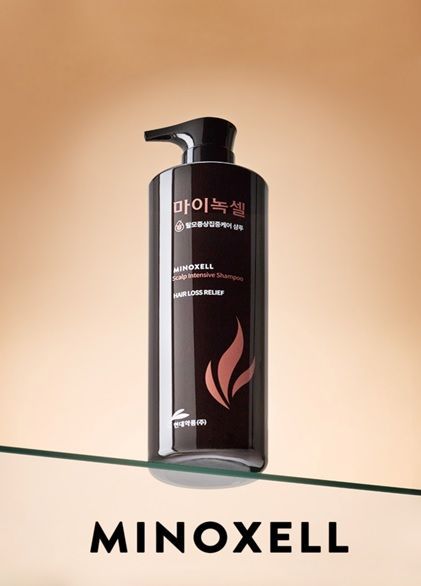 마이녹셀 스칼프 인텐시브 샴푸 960ml 대용량 제품. 현대약품