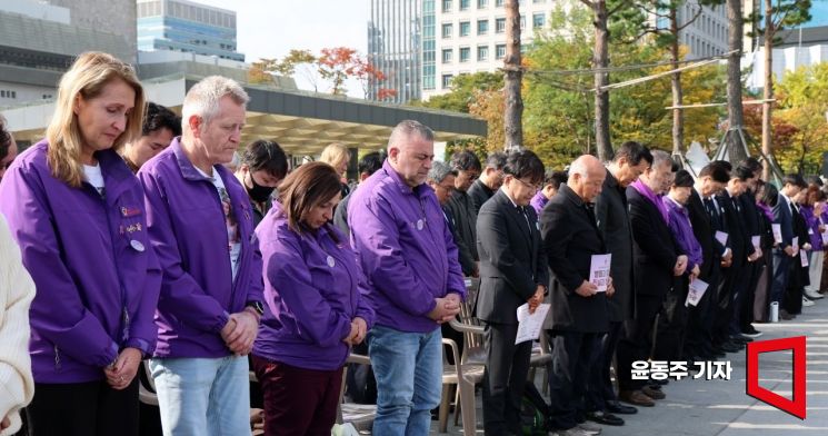 [포토] 이태원 참사, 첫 정부 공식 추모식