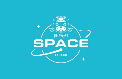젤리캣 스페이스 로고. 젤리캣 코리아