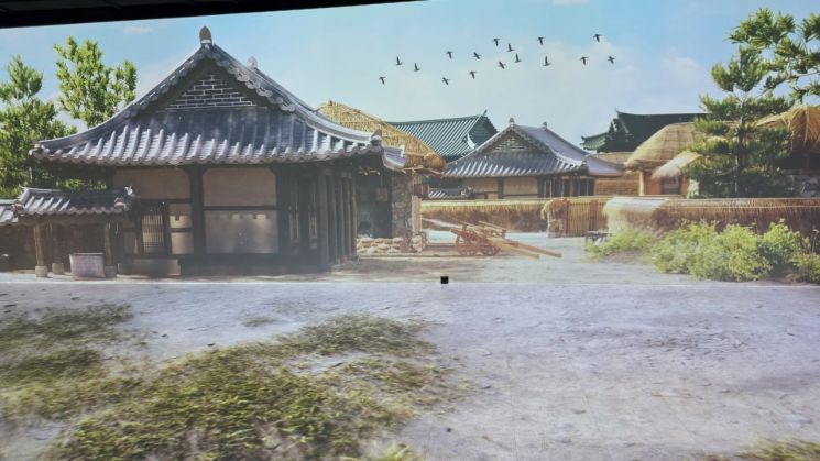 ‘대청호자연생태관’ 2층 디지털 실감영상관 모습(사진=모석봉 기자)