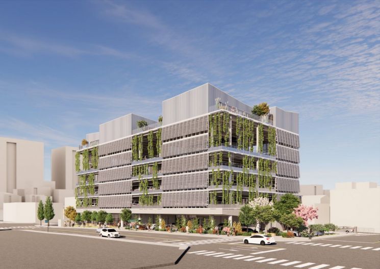 진주시 상상리메이크센터 조감도.