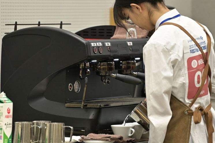 전국 직업기능 경진대회 현장. 부산교육청 제공