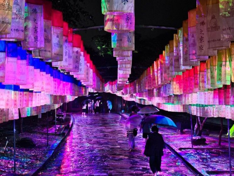 통도사 미디어아트.