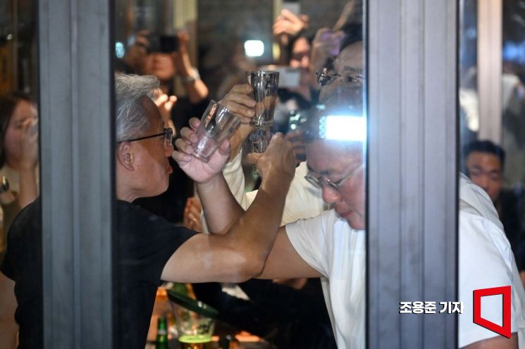 [포토] 러브샷하는 회장님들