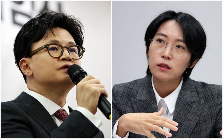 한동훈 전 국민의힘 대표와 장혜영 전 정의당 의원이 오는 내달 3일 오후 6시 20분, CBS 라디오 박재홍의 한판승부에서 생방송 맞토론을 벌이기로 확정됐다. 연합뉴스, 아시아경제DB